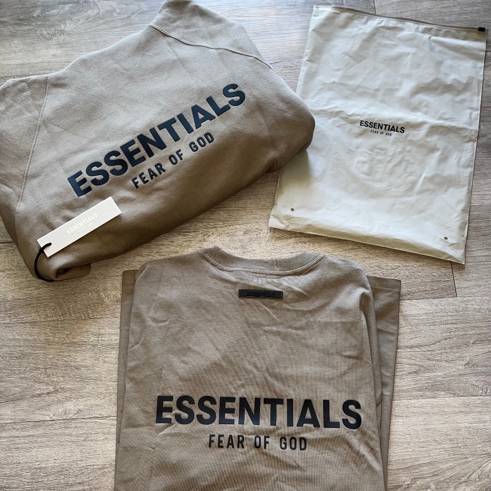 Fear of God Essentials Pullover Hoodie & T-shirt